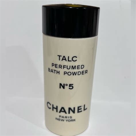 Vintage CHANEL No. 5 Talc 5oz. 142 G Perfumed Bath Powder 